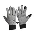 thumbnail image 3 of Milaget Winter Gloves AntiSlip Touch Screen Thermal Gloves for Running Skiing Riding Gray L, 3 of 9