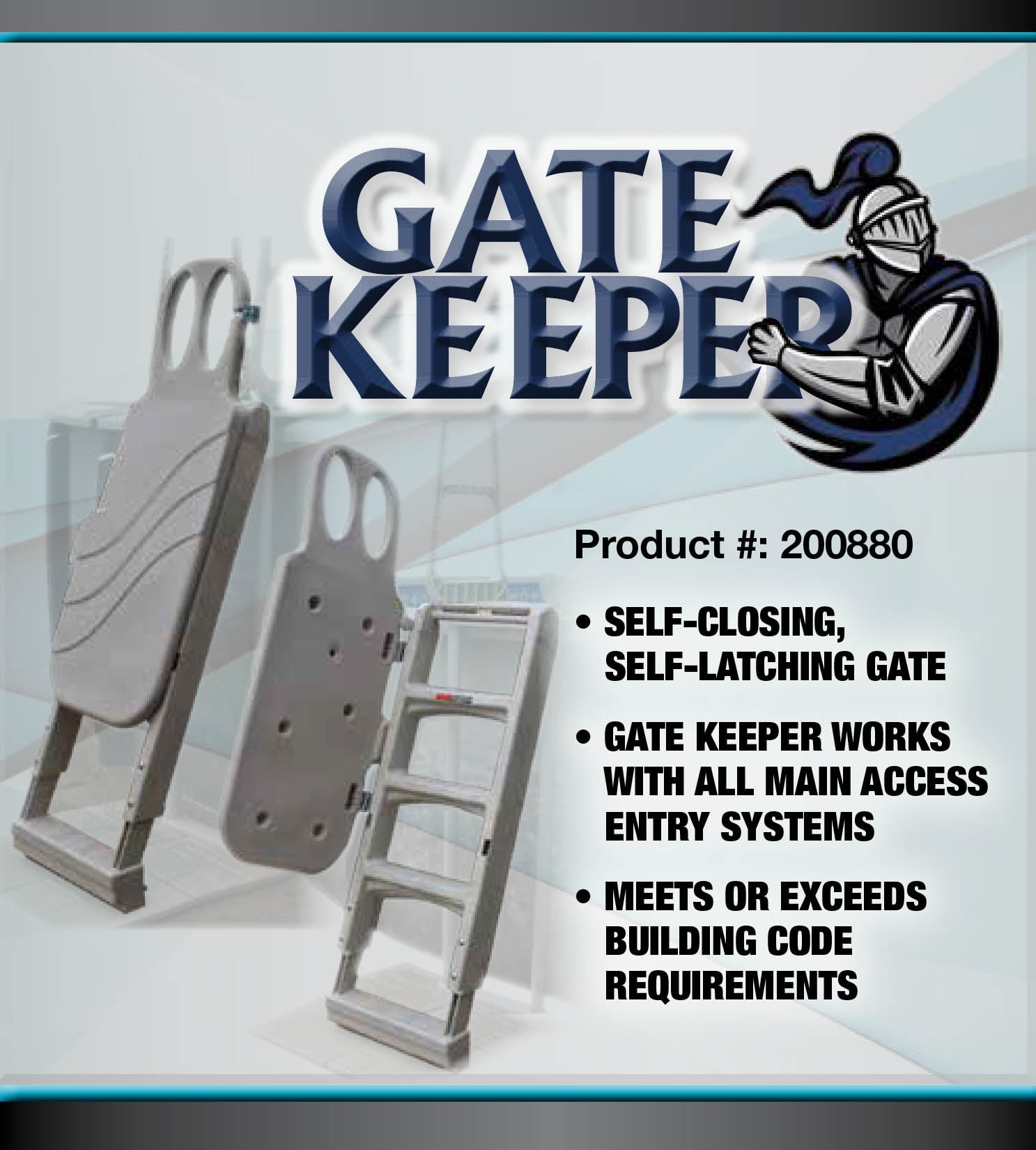 GATEKEEPER Gate for use on all Main Access Entry Systems