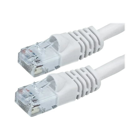UPC: 0844660050322 | Monoprice – Patch cable – RJ-45 (M) to RJ-45 (M) – 75 ft – 0.2 in – UTP – CAT 6 – booted  snagless  stranded – white