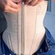 thumbnail image 1 of Women's Double Compression Waist Trainer with Adjustable Zipper and Hook-Eyes for Flat Belly - Body Shaping Corset Solution, 1 of 5