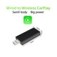 thumbnail image 4 of Adaptador CarPlay yuxing con cable a inalámbrico Estéreo para automóvil Conexión USB Plug and Play blanco, 4 of 5