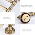 thumbnail image 3 of Sarapandan Bathroom Wall Shelf for Pants Hanger, Vintage Style Antique Brass 4-Arm Towel Holder Rack, 3 of 8