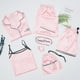 thumbnail image 4 of Conjunto de pijamas de 7 piezas, pantalones cortos, máscara para los ojos, ropa Rayas M Zulema Pijamas sedosos para mujer, 4 of 8
