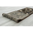 thumbnail image 6 of HR-Rugs Abstract Geometric Modern Squares Pattern Yellow/Silver/Gray Area Rug5'2" x 7'2", 6 of 8