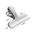 thumbnail image 5 of Clip de Joint, 2Pcs Dossier Alimentaire en Acier Inoxydable pour le Sac à Pain de Collation de Café Scellant, 5 of 5