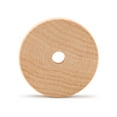 thumbnail image 2 of 2-inch Diameter Slab Wooden Wheels for Crafts, 3/8-inch Hole, 7/16-inch Thick, Pack of 50 Mini Wood Wheels for Model, by Woodpeckers, 2 of 8