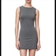 thumbnail image 4 of Vestido Corto de Verano para Mujer, Corte A, Sin Mangas, Cuello , para Fiestas en Clubes y Clubes. Gris M, 4 of 10