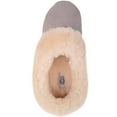 thumbnail image 6 of SNUGRUGS Women's Eleanor Low Top Sheepskin Ballerina Slipper with Suede Sole - Light Grey - US 10, 6 of 7