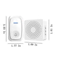 thumbnail image 3 of SuoKom Smart Doorbell Wireless Doorbell Household Intelligent Ultra Long Range Remote Control Doorbell USB Powered Call Reminder,Wireless Smart Door Bell Wireless Doorbell On Clearance, 3 of 8