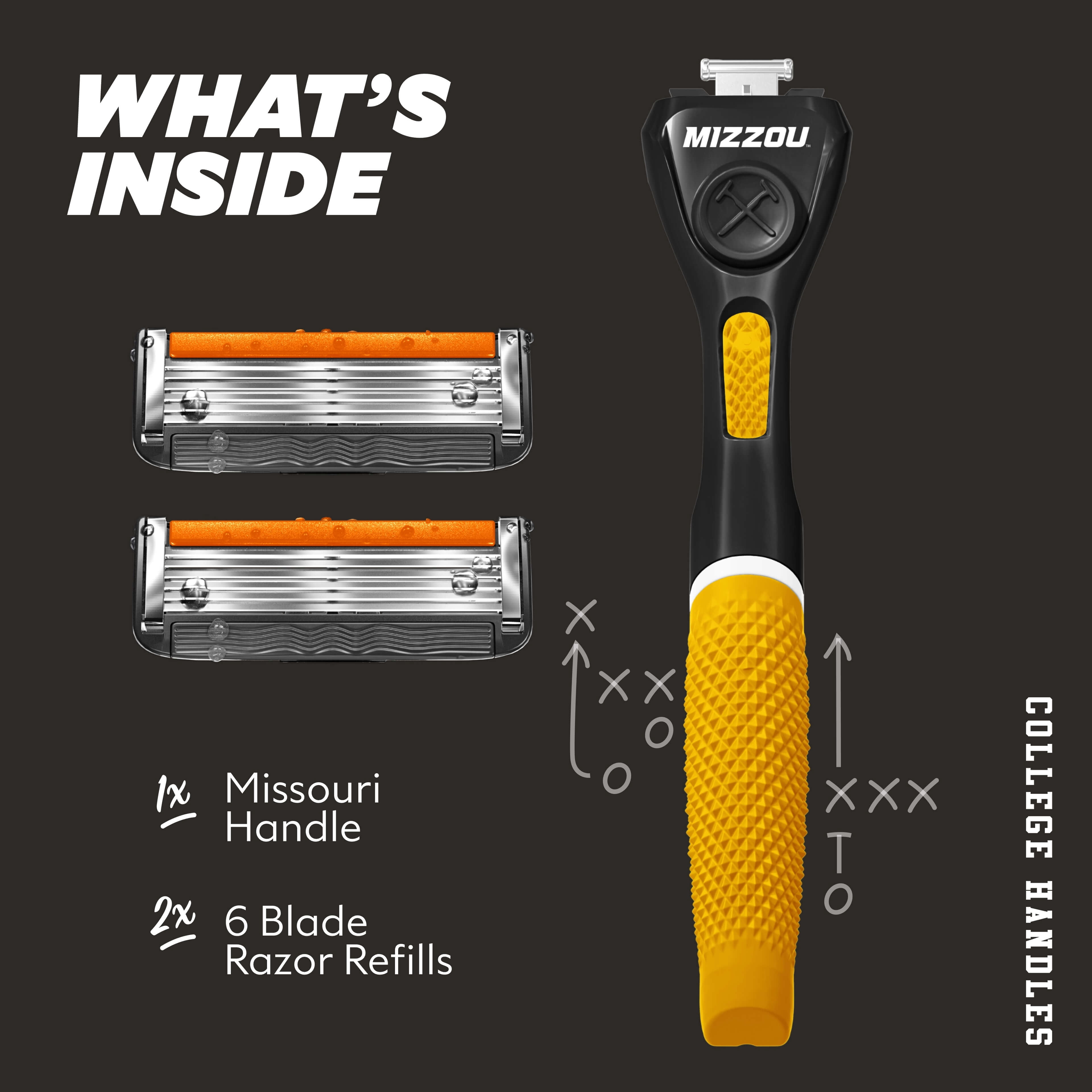 Dollar Shave Club Missouri 6-Blade Razor Starter Set