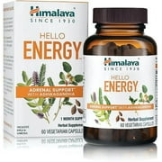 Himalaya Hello Energy with Ashwagandha & Amla, for Daily Energy Support, Caffeine Free, 60 Capsules