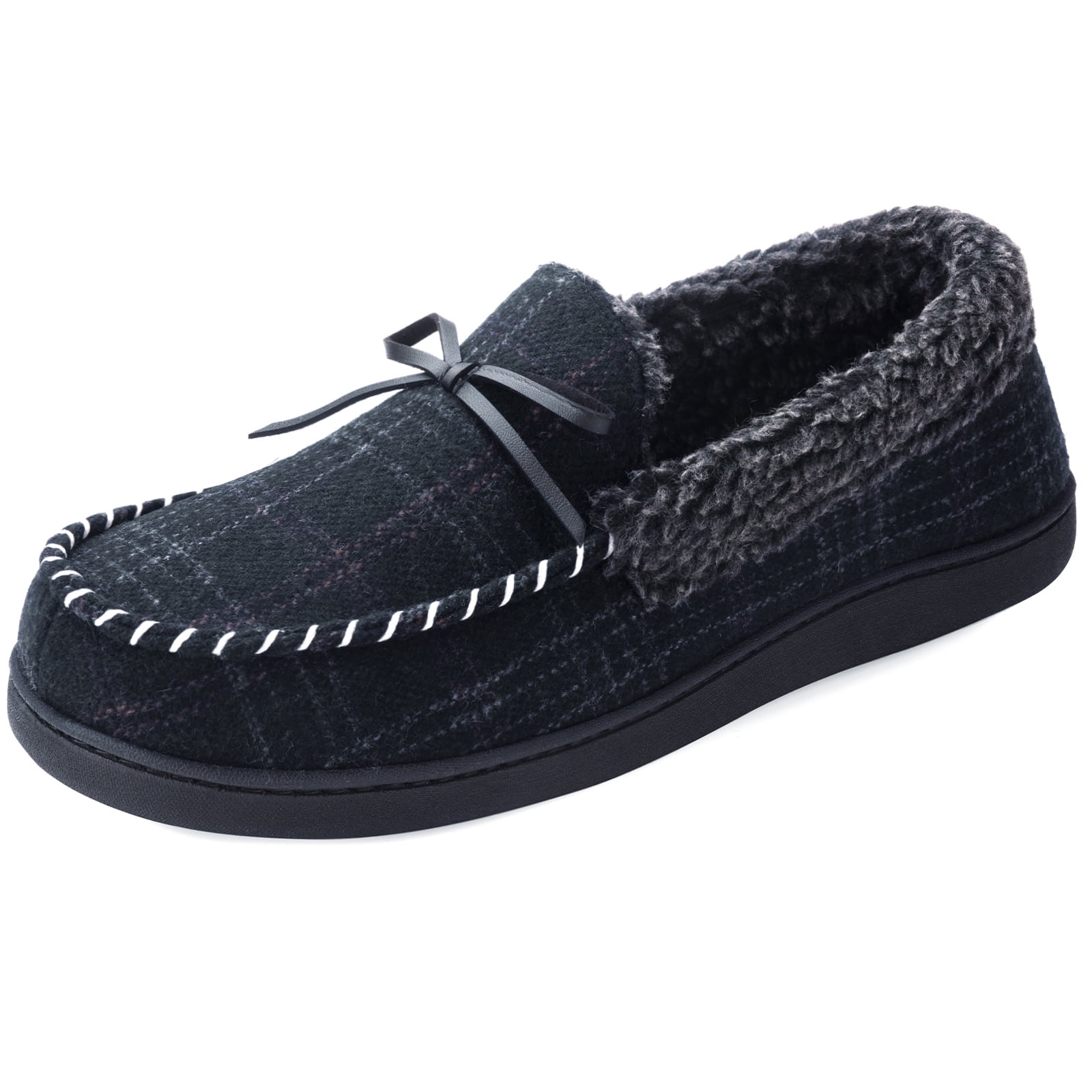 Moccasin Slippers Fuzzy House Shoes 
