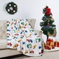 thumbnail image 7 of Home Soft Things Christmas Printed Plush Throw - 50x60" - Holiday Construction, 7 of 7