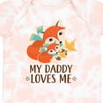 thumbnail image 4 of Inktastic Daddy Loves Me Woodland Fox Boys or Girls Baby Bodysuit, 4 of 5