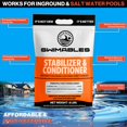 thumbnail image 3 of Estabilizador y acondicionador para piscina Swimables 3.6 kg Premium 8 lb, 3 of 8