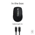 thumbnail image 4 of Logitech MX Anywhere 3S for Mac, Compact Wireless Bluetooth Mouse, 8K DPI Any-Surface Tracking, Quiet Clicks, USB C, Wireless Mouse for MacBook Pro,, 4 of 14
