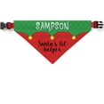 thumbnail image 3 of Santa's Lil Helper Personalized Dog Bandana Collar Cover, 3 of 3