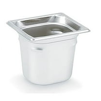 Vollrath 90662 Super Pan 3 - Individual Sixth-Size Steam Table Pan, 2-5/16 Quart Capacity