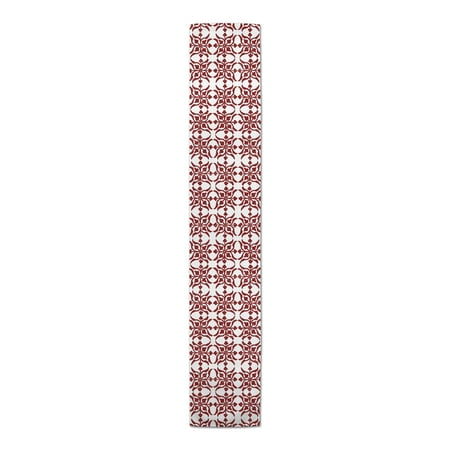

Creative Products Distressed Tile 16x72 Poly Twill Table Runner