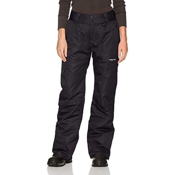 Arctix Women's Insulated Snow Pants, Water Resistant Snow Pants for Skiing & Snowboarding (Black, Medium)