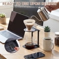 thumbnail image 2 of Fkszll Pour Over Coffee Maker Stand,Foldable Portable Electric Espresso Machine Stand,Holder for Coffee Grinder,Universal Dripper,Travel Coffee Maker for office,home,camping Square, 2 of 10