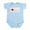 Sky Blue, variant on CafePress - I Love You [Bulgarian] Infant Bodysuit - Baby Light Bodysuit, Size Newborn - 24 Months