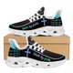 thumbnail image 1 of Zapatillas de deporte de malla para mujer, tendencia , ligeras, cómodas, con plataforma y cordones, resistentes al desgaste., 1 of 6