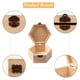 thumbnail image 3 of Jabón de baño con flores de rosa arcoíris con caja de madera, jabón de rosa en caja de regalo, cofre de almacenamiento de bricolaje para aniversario, cumpleaños, boda, día de San Valentín, día de la, 3 of 6