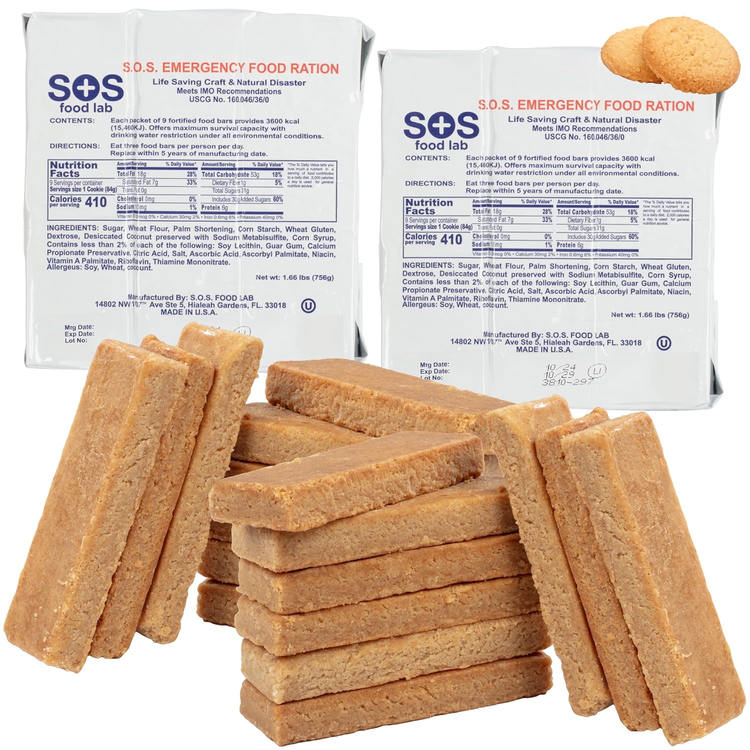 Mountain House Freeze Dried Pilot Bread Crackers Can - Walmart.com