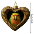 thumbnail image 3 of Hogar y jardín, adornos colgantes, adornos navideños de acrílico con estampado de animales para colgar, regalos navideños para familiares y compañeros, decoración para árbol de Navidad, colgante., 3 of 8