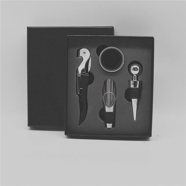 Wine Corkscrew Set,Wine Opener Set Rustproof Handle Corkscrew Kit Manual Wine Bottle Opener Stylish and Modern