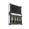 thumbnail image 3 of Pack Of 5 Step Drill Bit Set High-Speed Steel Drilling Bits Wood Metal Carpentry Craftsman Punching Hole Replaceable Hand Tools, 3 of 10