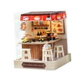 thumbnail image 4 of Casa de muñecas en miniatura Strade Fareast Limited 3D madera LED incorporado, 4 of 8