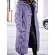 thumbnail image 2 of Cárdigan de Larga de Punto Grueso para Mujer, Suéter de Otoño Invierno de Gran Tamaño con Botones y Bolsillo. Púrpura XXXL, 2 of 7
