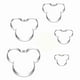 thumbnail image 4 of 6pcs, Cartoon Mouse Cookie Cutters, Stainless Steel Candy Molds, Biscuit Molds, Sandwich Cutters, Cake Decorating Molds, 4 of 4