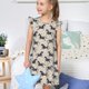 thumbnail image 4 of Fotbe Horse Vestido de Dormir para Niñas de 3 a 10 Años, Mangas Cortas, Estilo Princesa, Pijama Camisón con Mangas Voladas-Large, 4 of 6