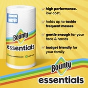 Bounty Essentials Paper Towels Select-A-Size, 2 Triple Rolls, White, 162 Sheets Per Roll