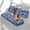 Blue Camo, variant on KUIFORTI Cute Camo UTV Seat Cover Scratch Resistant Mule Seat Cushion Cover UTV Accessories Comfort Easy to Clean for Kawasaki Mule 2009-2024 4000 4010/2001-2018 3000 3010