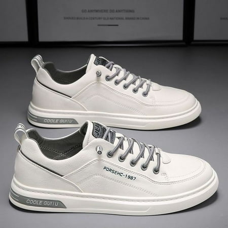 

NAYUKA Men‘s Casual Leather Sneakers Waterproof Vulcanized Shoes Men 2023 Comforthable Spring Sneakers Men Casual Shoes Plus Size 39-44