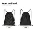 thumbnail image 2 of Yiaed Cool Skull Love Print Drawstring Bags Drawstring Backpack Bulk String Back Pack Gym Sport Bag-Medium, 2 of 5