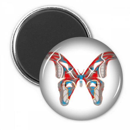 3D in Red&Blue colour Refrigerator Magnet Sticker Decoration Badge