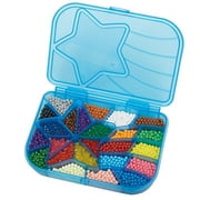 Aquabeads Mega Bead Refill Pack, Arts & Crafts Bead Refill Kit for Children - over 2,400 beads and shooting star storage case