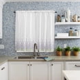 thumbnail image 4 of Purple Floral Vintage Lavender Curtain Home Decoration Living Room Short Curtains Window Treatments For Kitchen Bedroom, 4 of 6