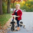 thumbnail image 7 of Baby Balance Bike 2-5 Year Olds Toddler Bike with 3 Wheels Removable Pedals Toys for Boy & Girl Birthday Gift, 7 of 7