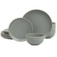 thumbnail image 1 of Juego de vajilla Gibson Home Rockaway Grey Mate 12 piezas para 4, 1 of 7