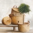 thumbnail image 2 of Purinton, Julia 26x26 Gold Ornate Wood Framed with Double Matting Museum Art Print Titled - Woven Still Life, 2 of 4