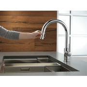 Delta Trinsic Single Handle Pull-Down Kitchen Faucet in Chrome 9159-DST