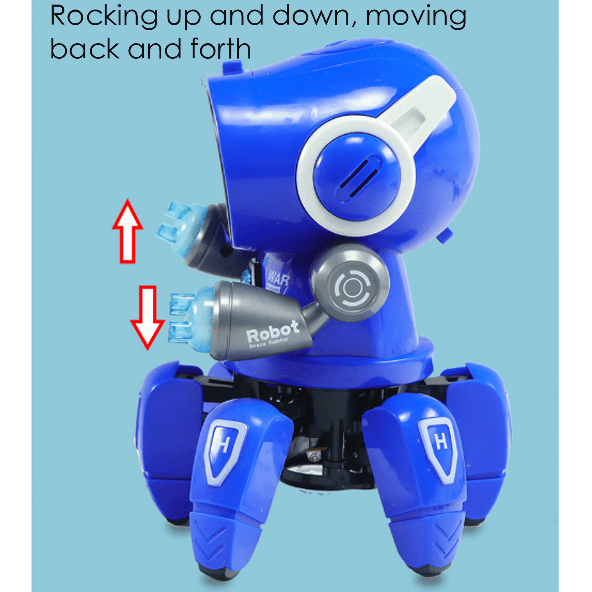 Dancing Six-Claw Robot Toy – Singing, Dancing, Luminous, Swinging Arms, Fun Gift