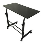 BaytoCare Removable Black Adjustable Laptop Table Stand Computer Desk Sofa Side Bed Tray Rolling