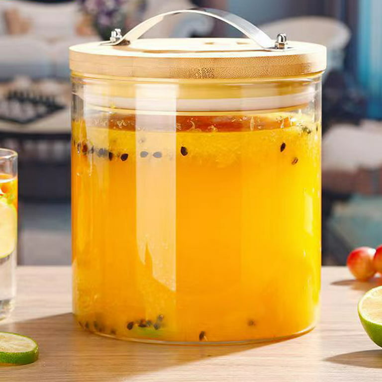 Dispenser Glass Drink Beverage With Jar For Barrel Lemonade Juice Parties  Spigot Dispensers Mason Party Spout
